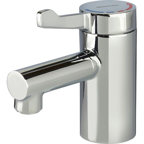 Bristan Gummers Solo 2 TMV3 Thermostatic Basin Sink Lever Mixer Tap Copper Tails (1/3)
