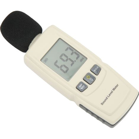 Verbessertes Dezibelmessgerät, hochpräzises ABS-Schallpegelmessgerät, Geräuschdetektor, tragbares SPL-Instrument (1/5)