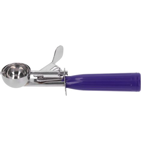 Cuillère à glace portable avec manche en plastique pour la maison, la cuisine et les restaurants (violette) (1/5)