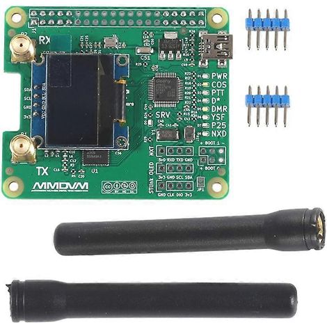 Compatible avec le module hotspot double condensateur de la carte d'extension MMDVM, avec écran et interface USB. (1/5)