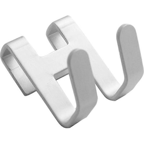 Crochets de porte de douche en verre sans cadre en alliage d'aluminium de style futuriste, porte-serviettes sans perçage, porte-clés, portant de rangement pour vêtements (1/5)