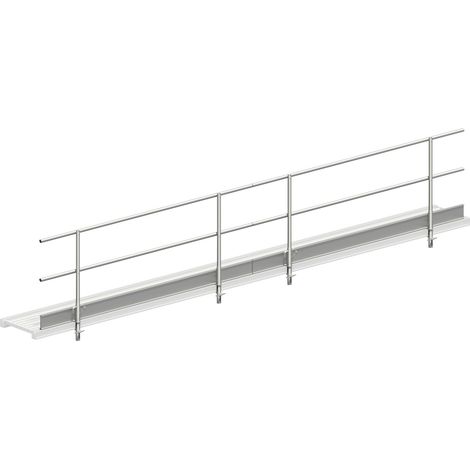 Layher Seitenschutz für Alu-Steg 600 6,15m Länge (1/3)