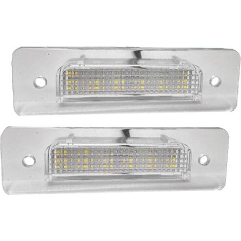 ÉClairage de Plaque D'Immatriculation ArrièRe LED pour E30 E12 E28 E24 E23 E26, Accessoires Voiture 63261372766 63261354665 (1/4)