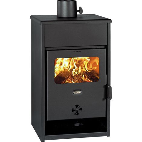 Poêle à bois Prity KD – 9,3 kW, Noir Graphite, Classe A+, Design Compact (1/4)