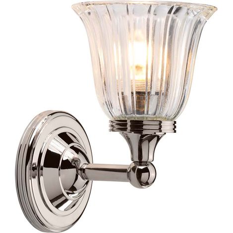Wandleuchte Lampe Treppenhausleuchte LED Glas Spiegelleuchte Flurlampe IP44