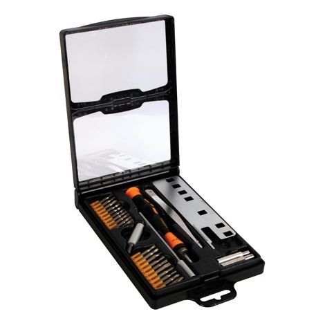 Velleman Kit de herramientas, para consolas de juegos, 28 piezas, en maletines, no magnéticos, negros (1/5)
