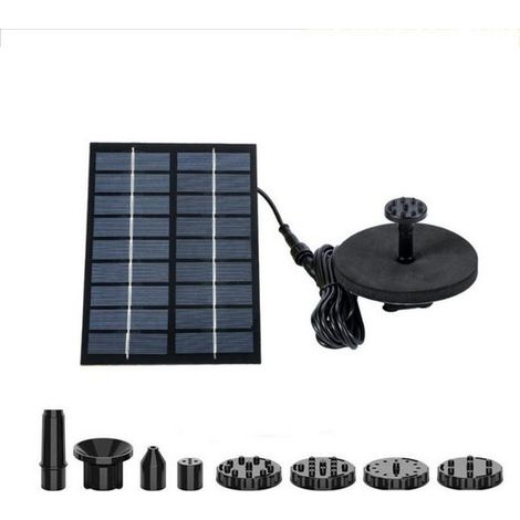 Pompe solaire Fontaine solaire extérieur 25W pompe solaire pour bassin jardin bain d'oiseaux (1/5)