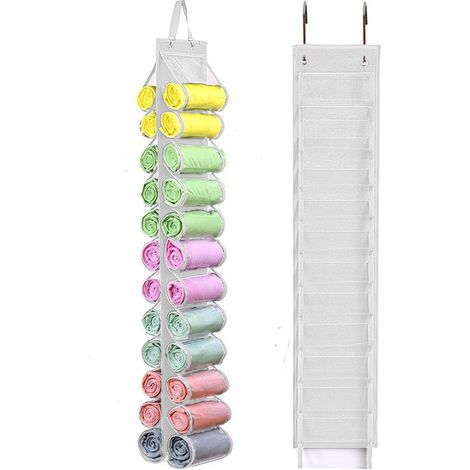 Housse de protection pour vêtements, blanche, pliable, portable, pour le placard et la protection quotidienne, pour un rangement pratique à domicile.-AquaForge (1/4)