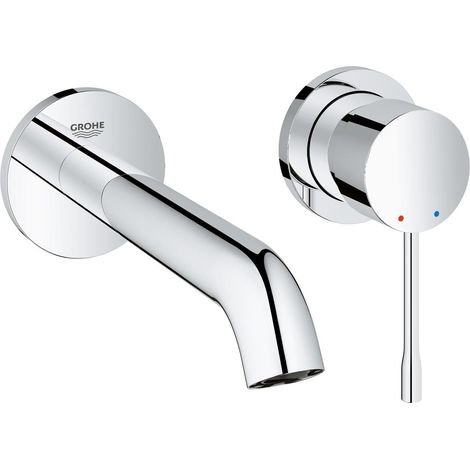 Grohe Essence Einhebelmischer 2-Loch-Waschtischarmatur Größe M Chrom (19408001)
