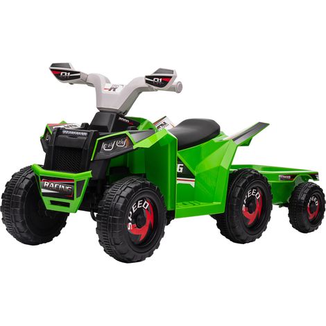 Quad électrique enfant 18-36 mois vert 106x41,5x48,5 cm
