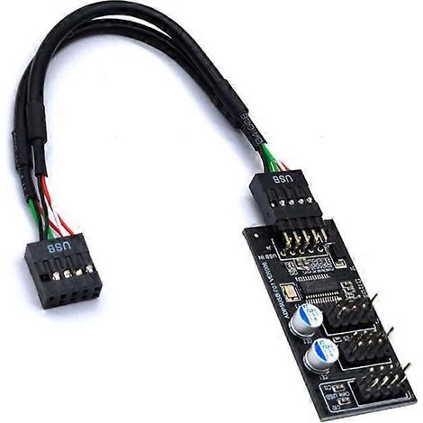 Hub USB 9 broches Multiprise Connecteur Adaptateur (1/5)