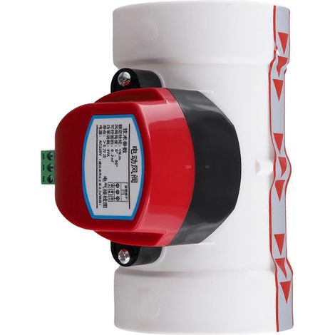 Clapet anti-retour motorisé en PVC pour conduit de ventilation, 220 V CA, 75 mm (1/5)