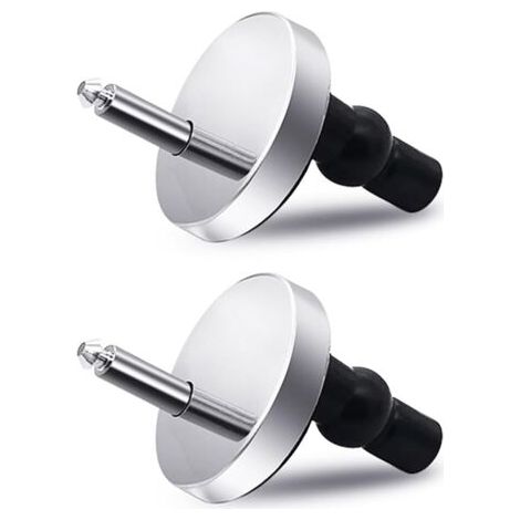 Pack de 2 raccords de siège de toilette, vis et boulons universels de siège de toilette, fixation rapide de charnière, kit de remplacement de siège de toilette. (1/5)