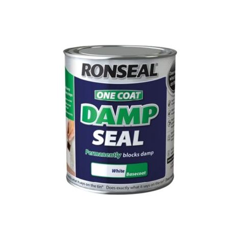 Ronseal One Coat Damp Seal White 250ml RSLOCDSW250