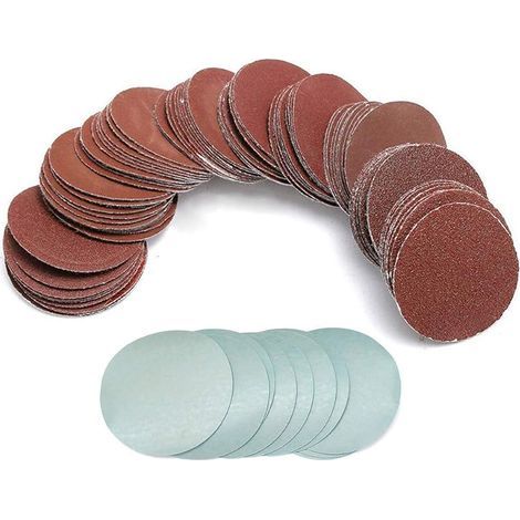Lot de 100 disques abrasifs 75 mm Grain 100 180 240 600 800 1000 1200 2000 3000 (1/5)