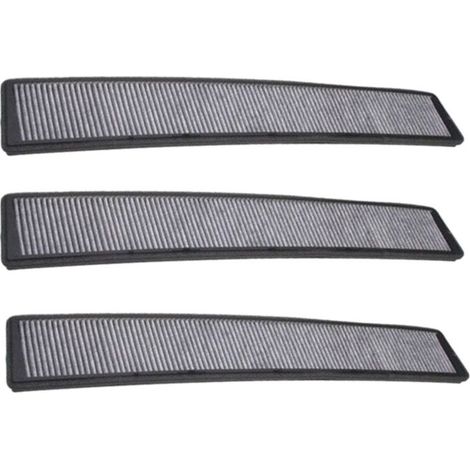 Tres cartuchos de filtro de aire acondicionado de carbón activado (64319216590) aptos para los modelos E46 325I 328I 330I.