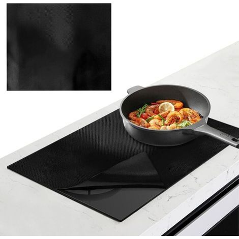 Tapis de cuisson en fibre de verre Sollbry, 52 x 78 cm, protection pour plaques de cuisson à induction, compatible fours et plaques de cuisson. (1/5)