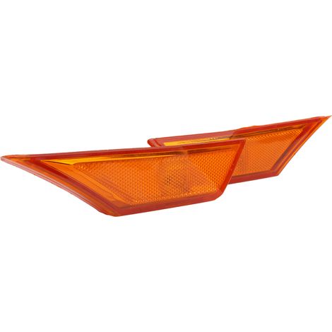 Paire de feux de position latéraux clignotants avec ampoules LED 20559010, de remplacement pour Honda Civic 2016-2021, jaune (1/5)