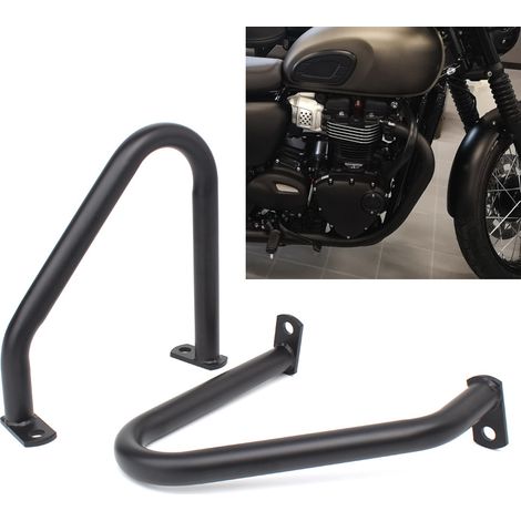 Vente directe de pièces de pare-chocs pour motos, protections de pare-chocs Triumph T100, pare-chocs renforcés