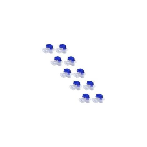 Juego de conectores de cable para cortacéspedes robóticos: 10 conectores rellenos de gel para extender o reparar cables eléctricos de baja tensión para cortacéspedes automáticos. Impermeables, seguros