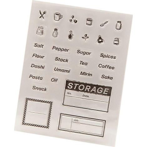 Tampon en silicone transparent pour la création de cartes, le scrapbooking et les albums photo.