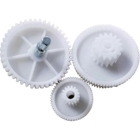 Ensemble de 3 pièces pour hachoir à viande, engrenages en plastique, poussoir à saucisses, robot chili, pièces de rechange pour appareil de cuisine, outils de bricolage, dents (1/5)