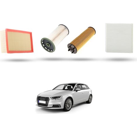 Kit Tagliando 4 filtri compatibile con Audi A3 (8Ya,8YS) 30 TDI 85kw dal 2019 (1/5)