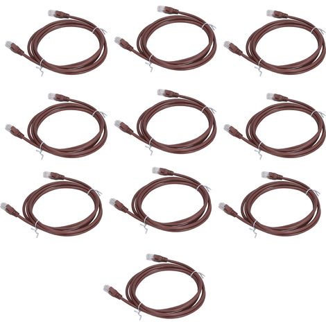 Câble réseau RJ45 CAT5 UTP 100M Gigabit Ethernet, cordon de brassage non blindé pour LAN, connexion internet haute vitesse (1/5)