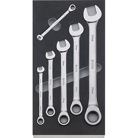 Utensili Modulo Tipo Vite Chiave: Con Anello A Cricchetto, Destra, Formato 1/3