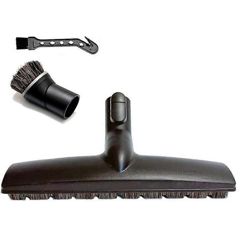 Ensemble de brosses à poils de crin de cheval pour aspirateurs Miele C1, C2, C3, S1/S2/S4/S5/S6/S8, pour sols durs. (1/5)