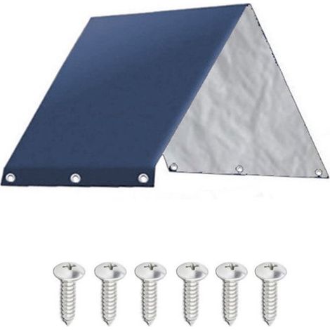 Telo per tetto 226 x 132 cm Tessuto Oxford impermeabile con rivestimento argentato Tetto di ricambio per panchine a dondolo, coperture per patio, sedie a sdraio, giardino (1/5)