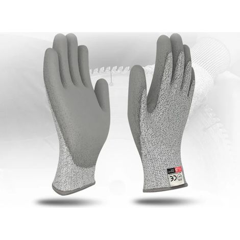 Gants anti-coupure niveau 5 – taille L, longueur 22,5 cm – paire (1/4)