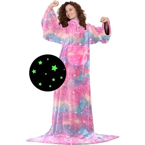 Kanguru Deluxe Glow Rainbow Coperta con maniche