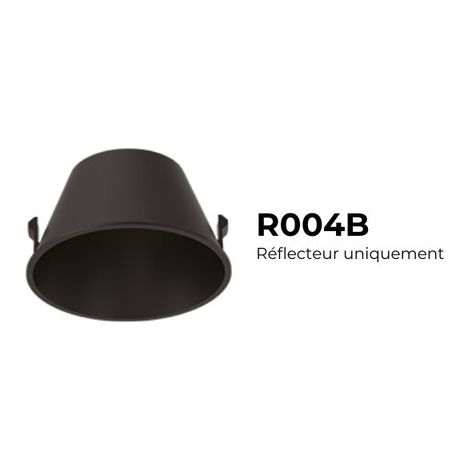 Réflecteur rond - Coloris Noir pour HYDRA - R004B - SOLUM