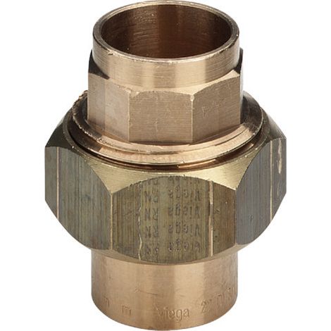 Viega Verschraubung Lötverschraubung 94330 flachdichtend in 28mm Rotguss 154196 (1/3)