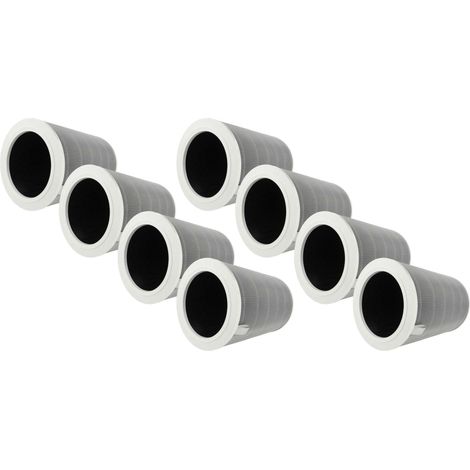 vhbw 8x HEPA Filter kompatibel mit Xiaomi Mi Air Purifier 2, Pro, 3, 2H, 2C, 3C, 2S, 3H, 1, Max Luftreiniger - Ersatz-Filter