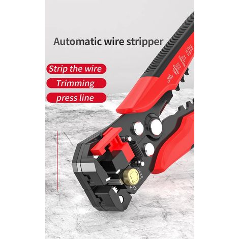 Électricien professionnel fil outil câble dénudeur coupe sertisseuse automatique multifonctionnel sertissage dénudage pince outils multifonction (1/5)