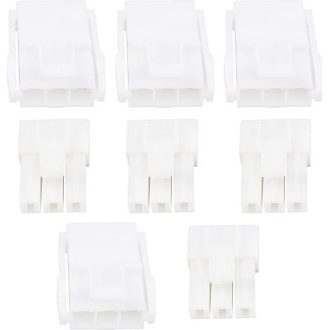 Set of 4 Female and Male 12V - 230V 3-Way Connectors for Most Motorhomes and Caravans (1/5)