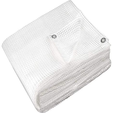 Telone Occhiellato Bianco Telato Cristal Telo Occhielli 2x3 Impermeabile 180grmq (1/5)