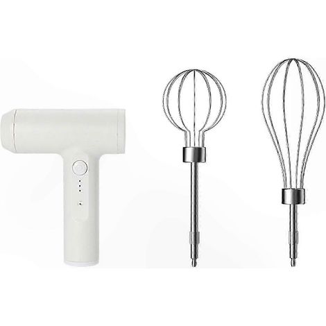 Fouet électrique rechargeable 3 vitesses pour latte, œufs et sauces, mixeur à main portable pour cuisine domestique, batteur sans fil avec mousseur à café (1/5)