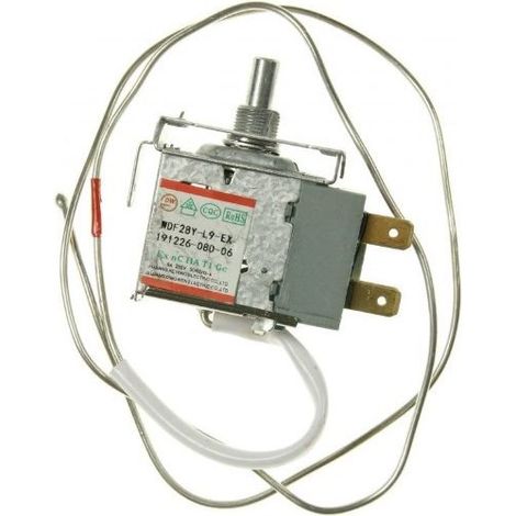 Thermostat WDF28Y pour réfrigérateur – Régulation de température – Tube capillaire 710 mm – KG163000000082 – Vedette (1/4)