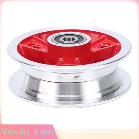 Moyeu De Roue - 200x50 - Pour Scooter Électrique 8 Pouces - Aluminium - Rouge - Lot De 6 (1/4)
