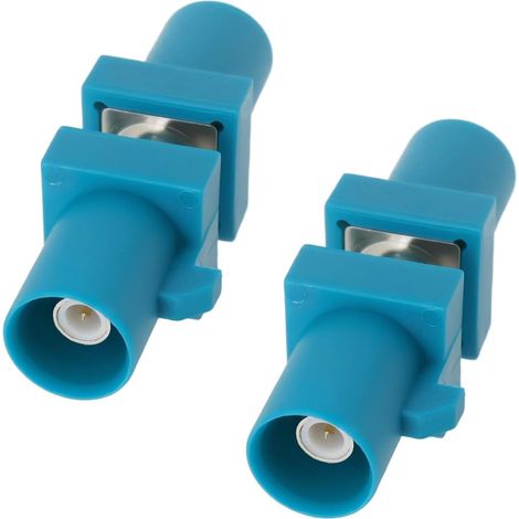 2er-Set Fakra Z Adapter Stecker Auf Stecker für Kfz Fahrzeugtelematik GPS Radioanlagen Antennen-Anwendungen Wasserblau (1/5)
