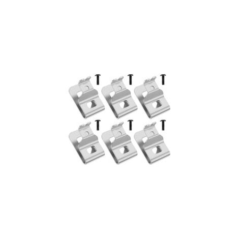 Confezione da 6 clip da cintura per trapani Dewalt, in acciaio inox 304, ganci con viti per N268241 per utensili elettrici da 20 V DCD980 DCD980L2 DCD985L2 DCD985- Crezuo (1/4)