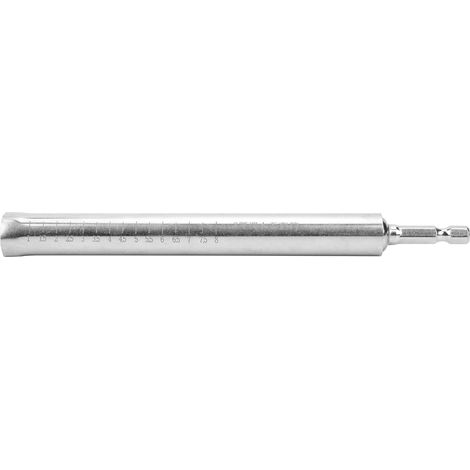 Douille hexagonale horizontale allongée intégrée pour perceuse électrique, compatible avec écrous de tournevis de 14 mm