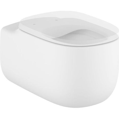 Taza de inodoro suspendida con salida horizontal Rimless BEYOND - ROCA Color: Blanco mate (1/3)