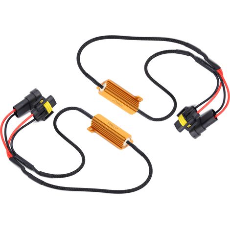 2x 50W 6Ω H11 880 881 LED-Metalladapterwiderstände für Blinker / Nebelscheinwerfer (1/5)