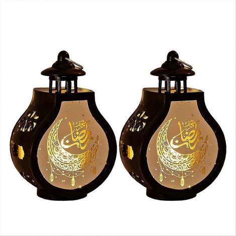 Set mit 2 Vintage-Ramadan-Laternen für Kerzen, Heimdekoration (1/5)