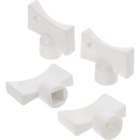 Clé de Purge Radiateur 4 Pièces Outil Carré pour Vidange Robinet Chauffage Plomberie Entretien Manuel (1/5)