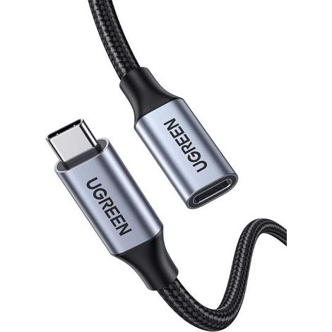 Cavo di prolunga USB-C 3.1 Gen2 ugreen US372, 4K, 100W, 1 m (nero)